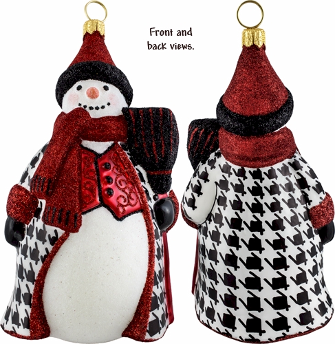 Hounds Tooth Snowman