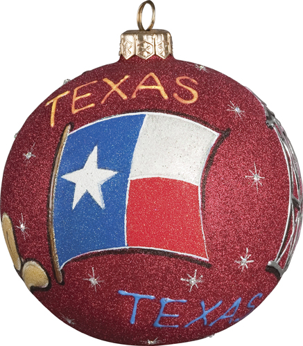 Texas Glitterazzi Ball- Red