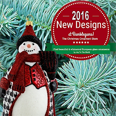 New 2015 Joy To The World Christmas Ornaments.