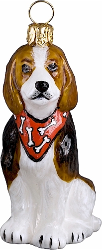 Beagle with Bandana