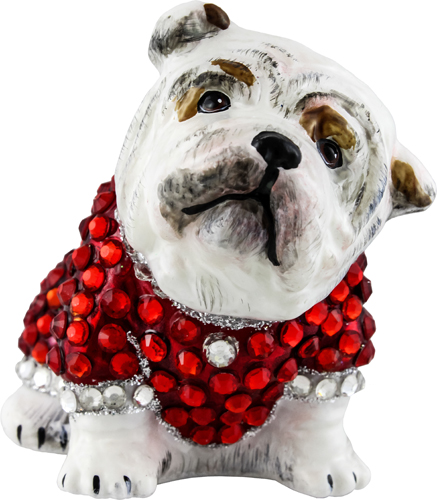 Bulldog- Crystal Encrusted Coat