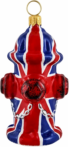 Union Jack Flag- Fire Hydrant