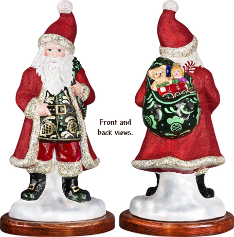 Galician Santa- Red Glittered Version