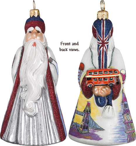 Britain Santa with Double Decker Bus