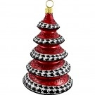 Hounds Tooth Christmas Tree ornament.