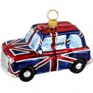 Union Jack flag London taxi cab.