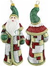 Moderno Santa ornament.