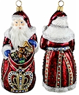 Red Crown Jeweled Santa 