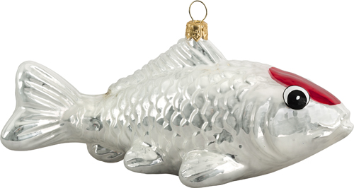 Koi Fish- Tancho Koi All White Version