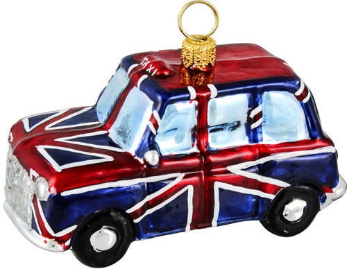 London Taxi Cab- Union Jack Flag Version