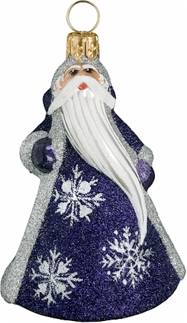 Mini Santa Purple and Silver