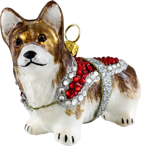 Pembroke Welsh Corgi- Crystal Encrusted Coat