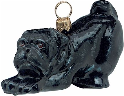 Pug Play Bow Black