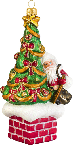 St. Nick Atop the Chimney- Traditional Version