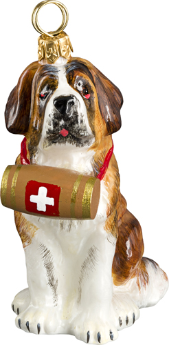 Saint Bernard with Barrel