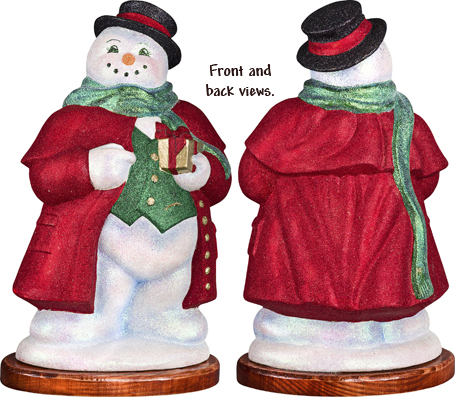 Tatra Snowman- Medium Red Glittered Version