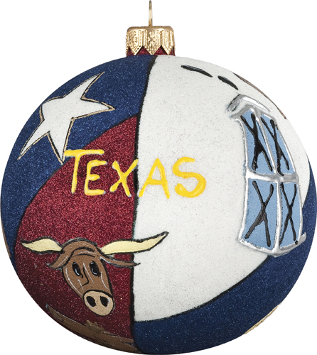 Texas Ball- Red White and Blue