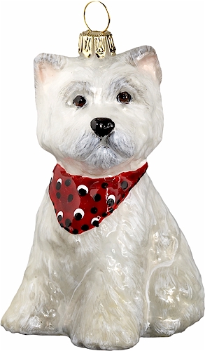 Westie Puppy with Bandana