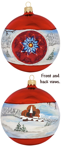 Zakopane Sleighride Reflector Ball